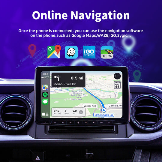 Twee-in-één Draadloze Android Auto & Apple CarPlay Adapter