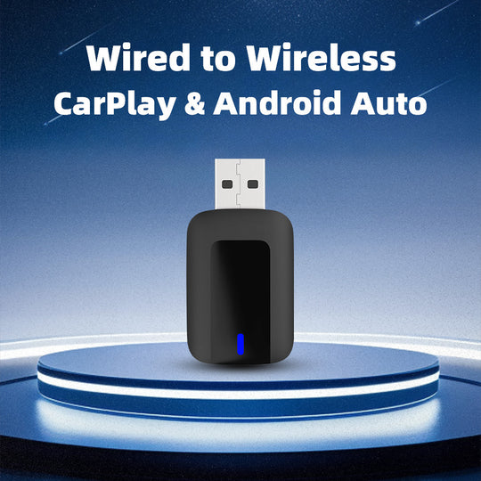 Twee-in-één Draadloze Android Auto & Apple CarPlay Adapter