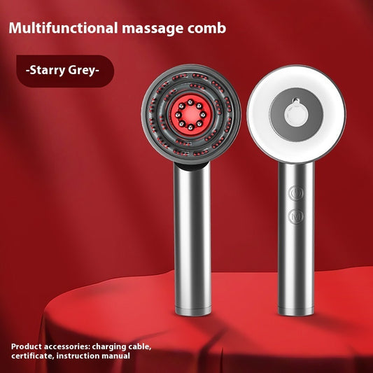 Scalp Massage Comb with Red Light - Infrared Hair Growth Device